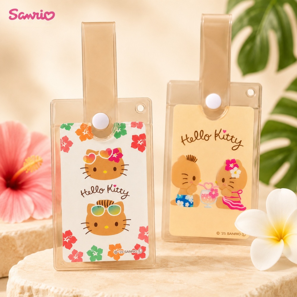 Tan Stationery & Office Supply - Оригинальный прозрачный держатель для карт Sanrio