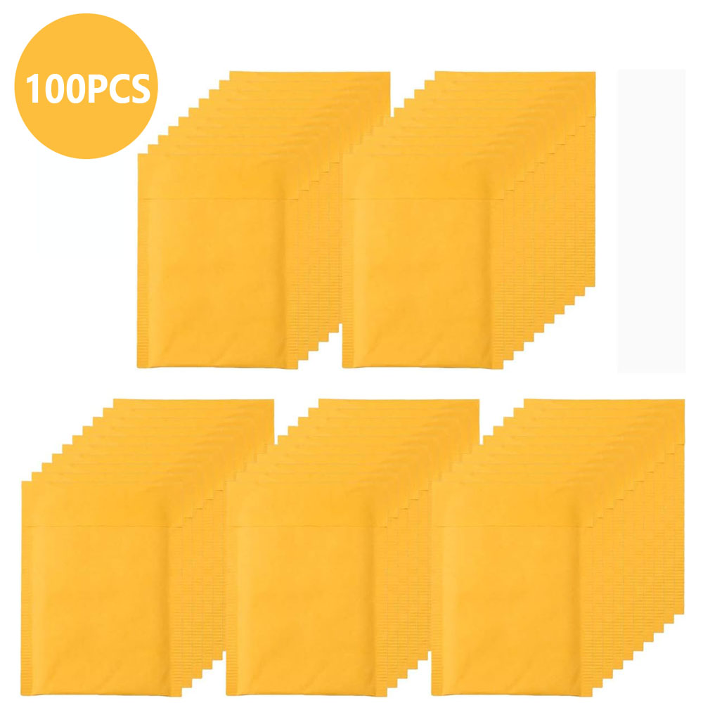 Letter Envelope Kraft - Конверт из пузырчатой бумаги, 100 шт.