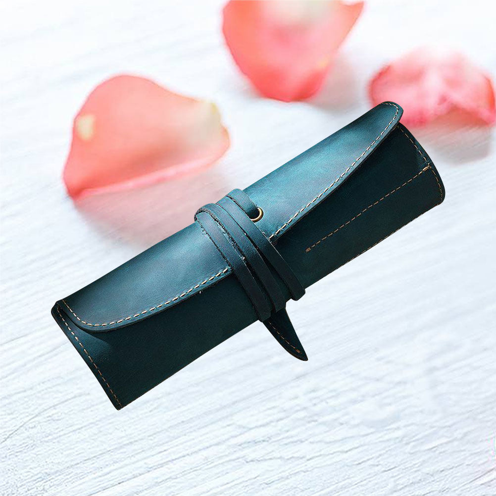 Винтажный синий чехол для руче – обзор и цена Pen Pouch Roll