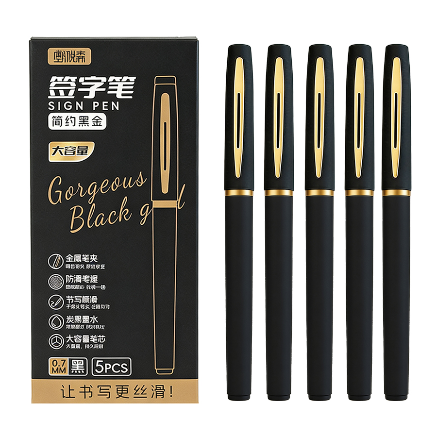 5 шт./упак. гелевая ручка боль – обзор и цена Stationery Supplies Business